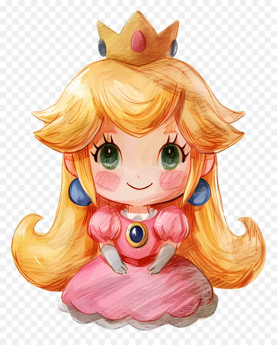 Prenses，Süper Mario Bros PNG
