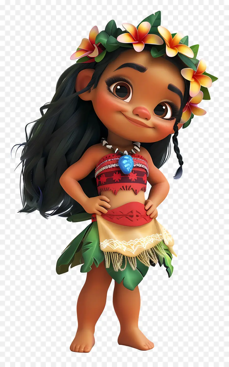 Hawaii Kız Karikatür，çizgi Film Karakteri PNG