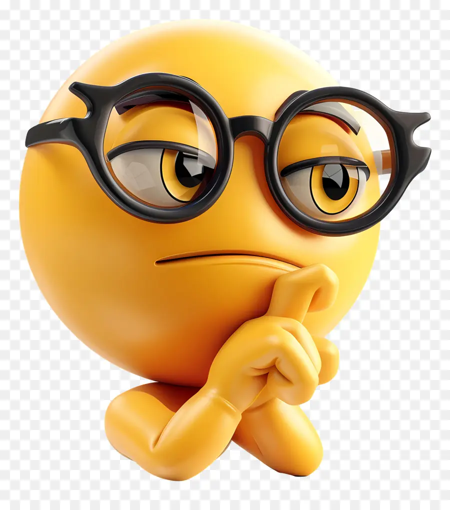 Emoji Düşünme，İfade PNG