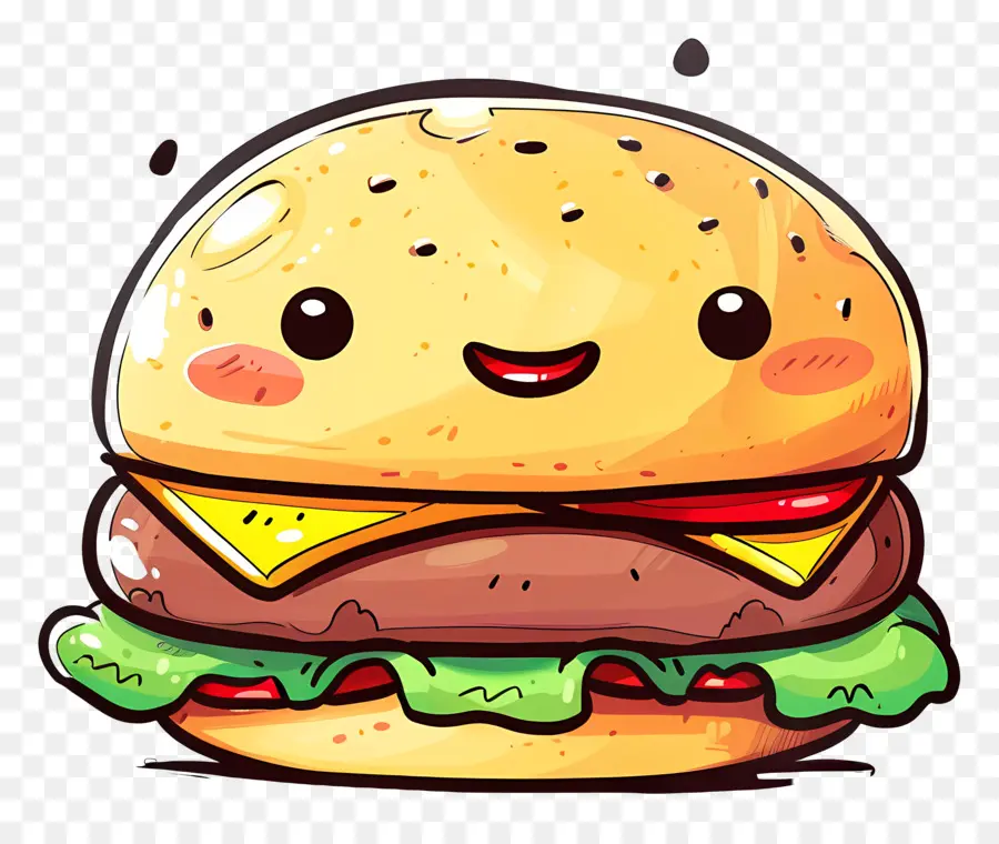 Hamburger，Karikatür Hamburger PNG