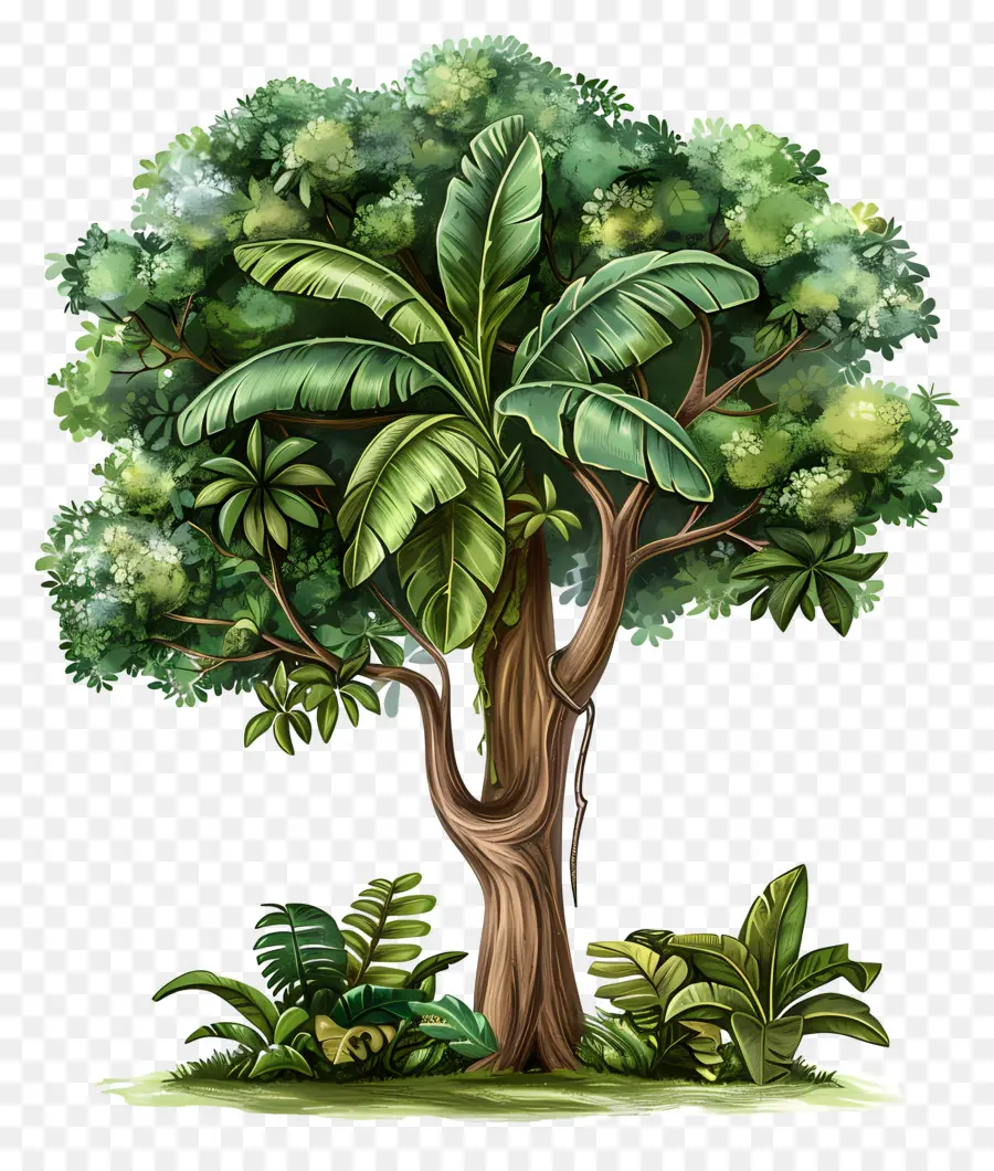 Yağmur Ormanı Ağacı，Tropikal Orman PNG