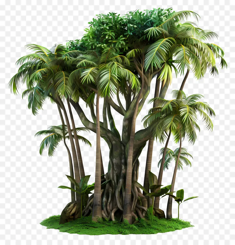 Yağmur Ormanı Ağacı，Tropikal Ağaç PNG