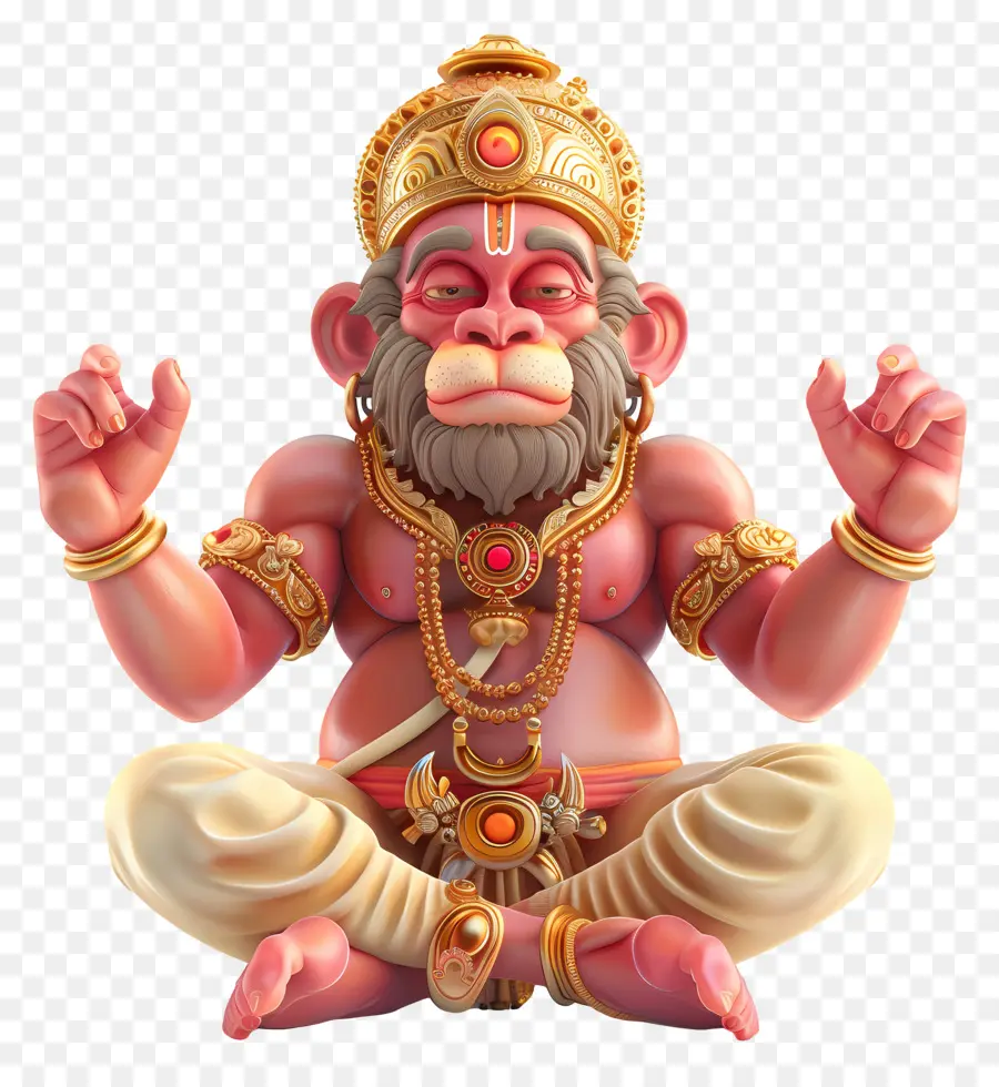 Hanuman，şişman Maymun PNG