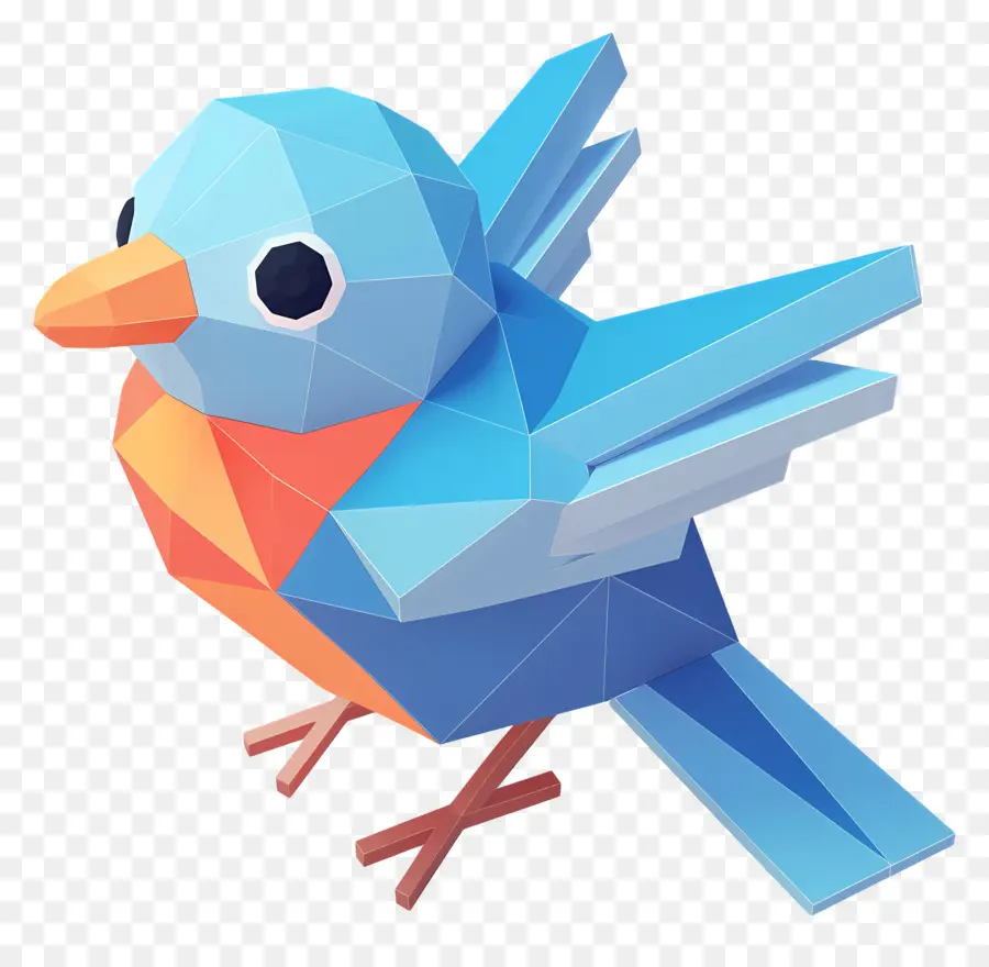 Animasyonlu Flappy Kuş，Mavi Kuş PNG