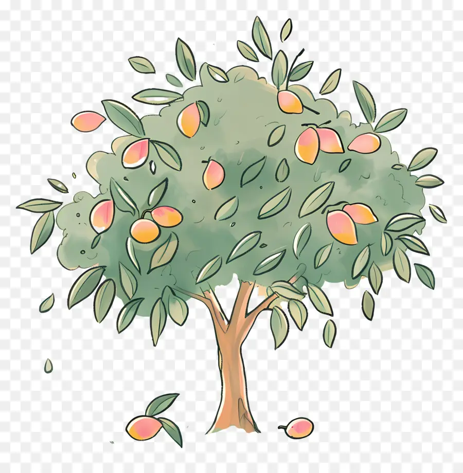 Mango Ağacı，şeftali Ağacı PNG