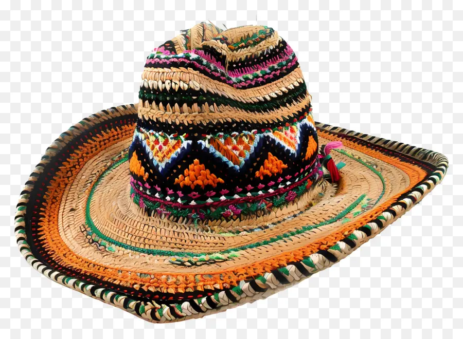 Meksika Tarzı，Hasır şapka PNG