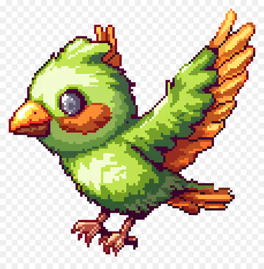 Uçan Kuş，Yeşil Kuş PNG