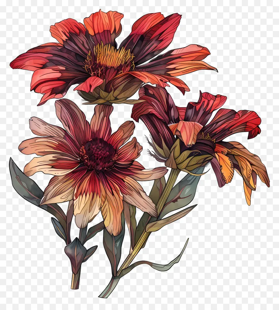 Gaillardia Çiçeği，çiçek PNG