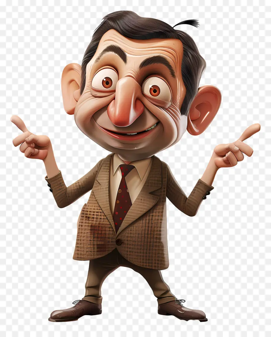 Animasyonlu Mr Bean，çizgi Film Karakteri PNG