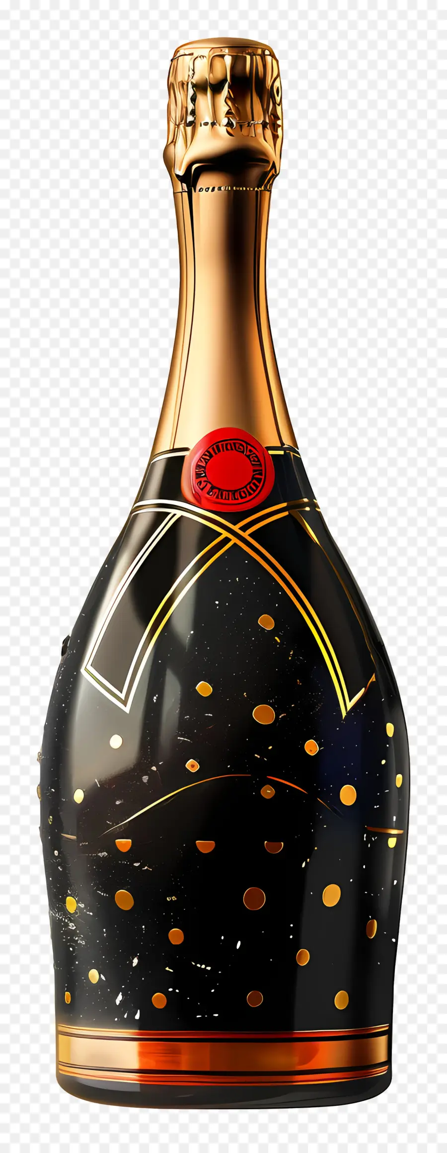 Şişe Şampanya，şampanya şişe PNG
