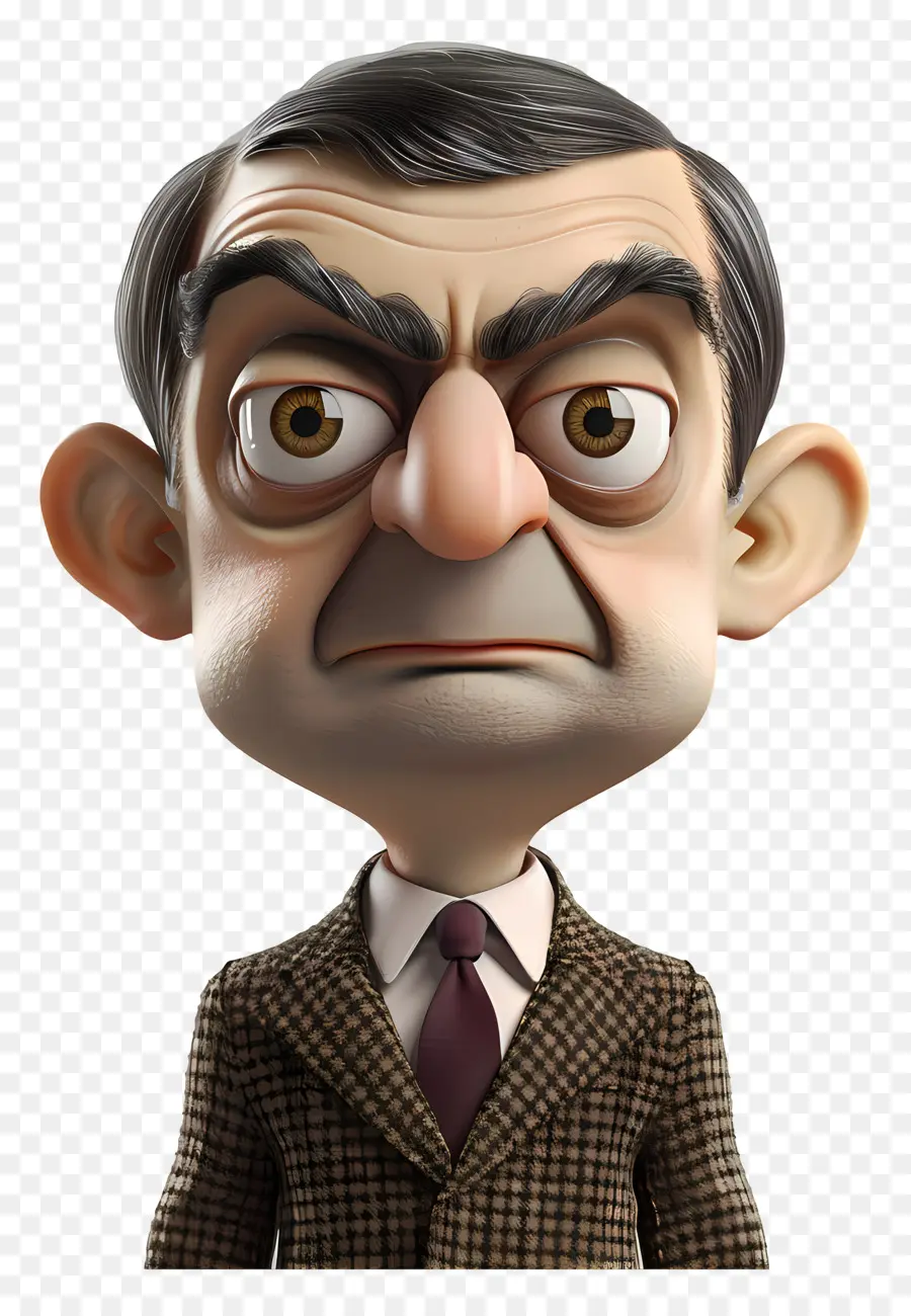 Animasyonlu Mr Bean，Çizgi Film Karakteri PNG