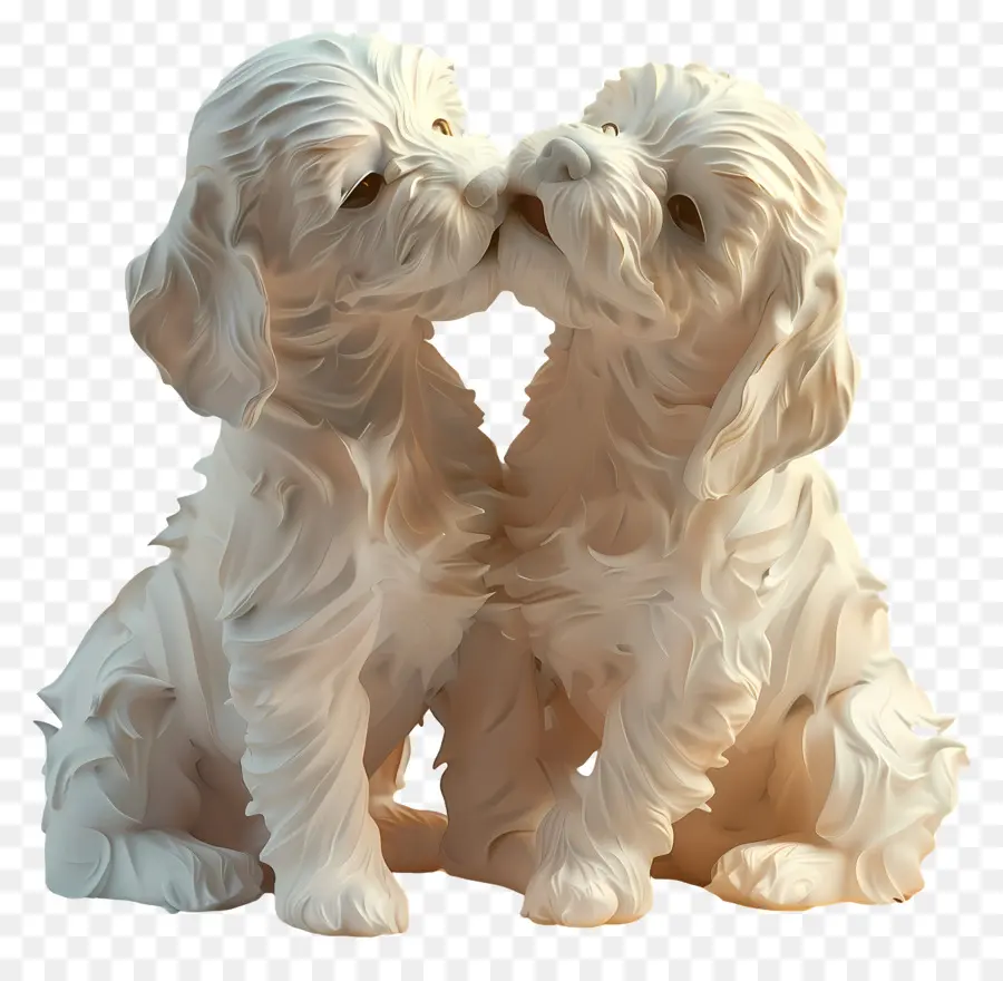 öpüşmek，Yavru Köpekler PNG