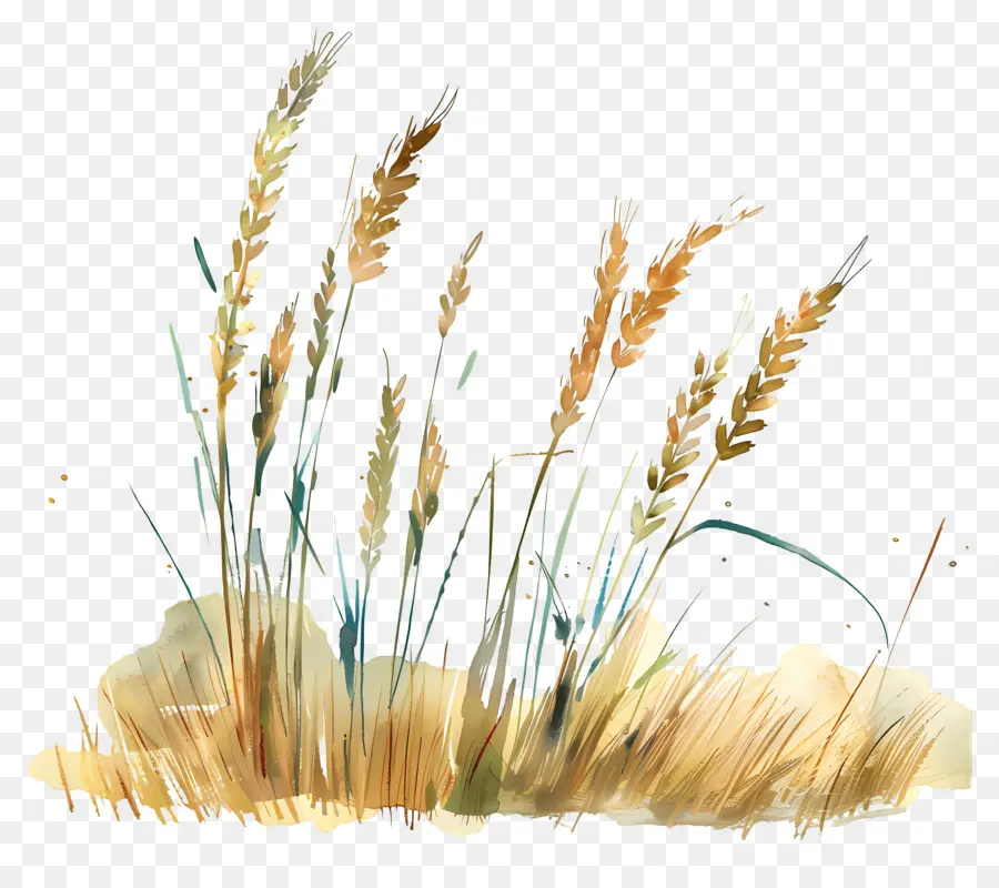 Buğday Alanı，Buğday Bitkileri PNG