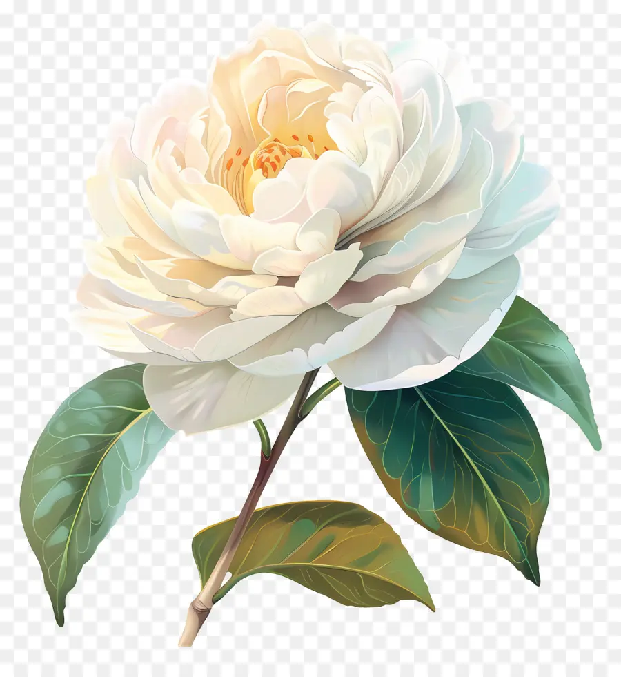 Kamelya çiçek，Beyaz Gül PNG