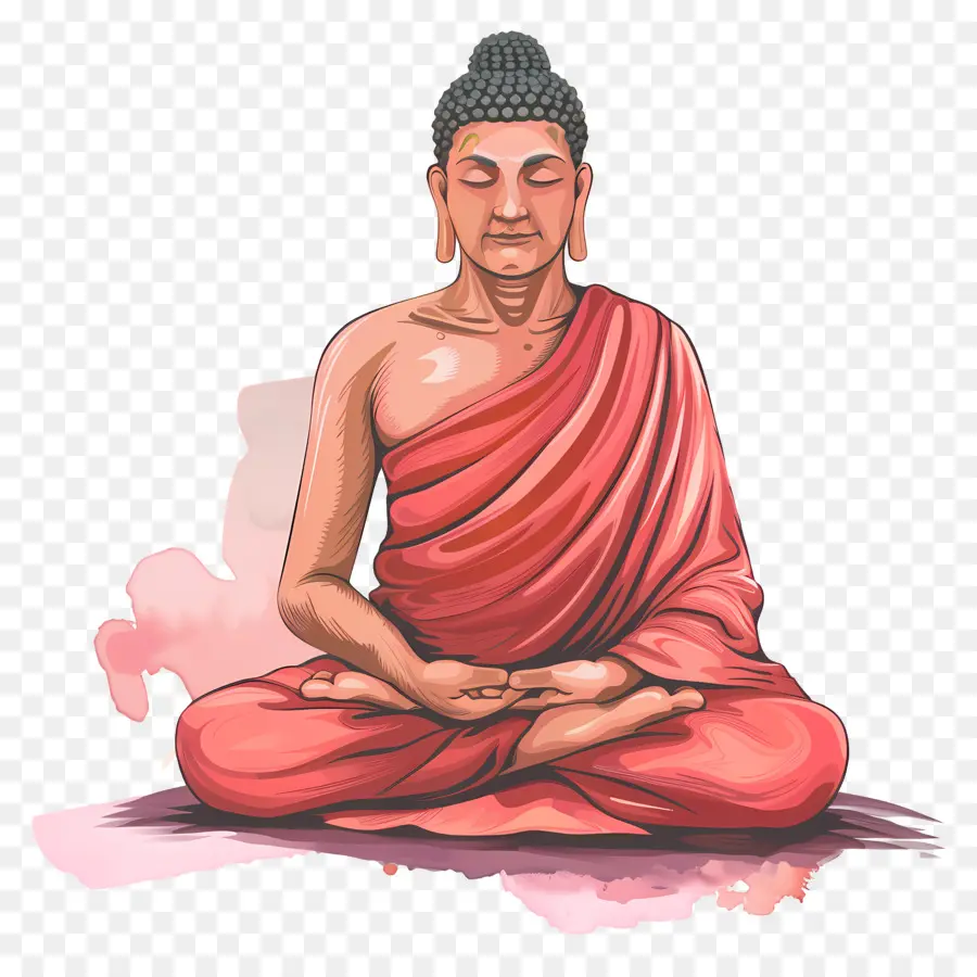 Gül Buda，Meditasyon PNG