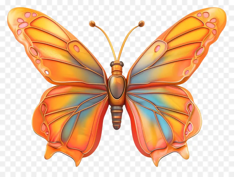 Kelebek，Renkli Kelebek PNG