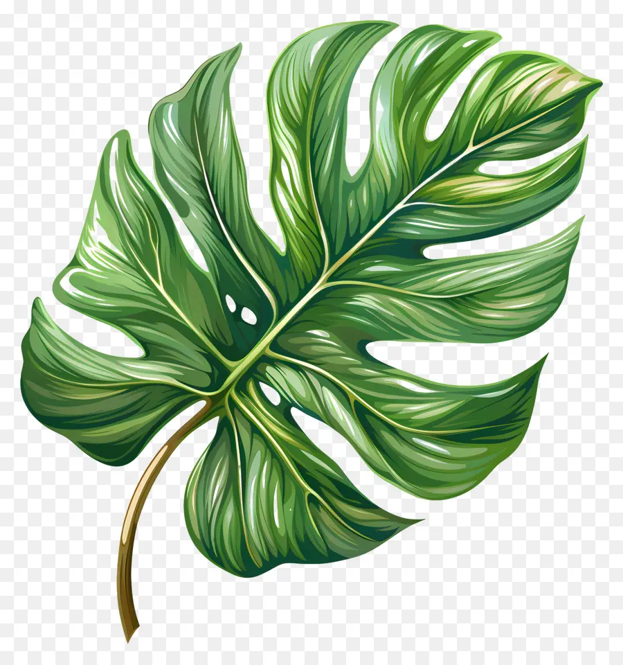 Tropikal Yaprak Klibi，Yeşil Yaprak PNG