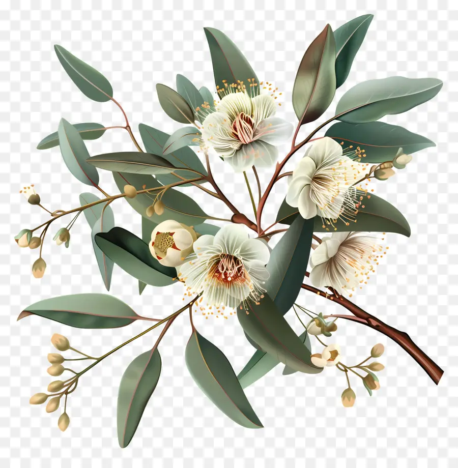 Okaliptüs çiçek，Okaliptüs Ağacı PNG