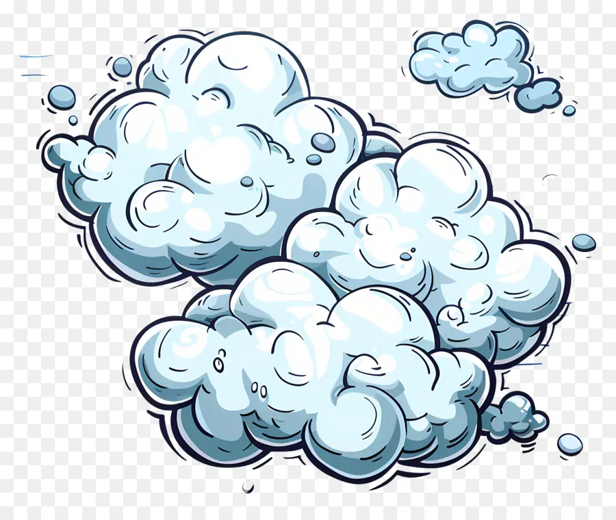 Bulut，Karikatür Bulutlar PNG
