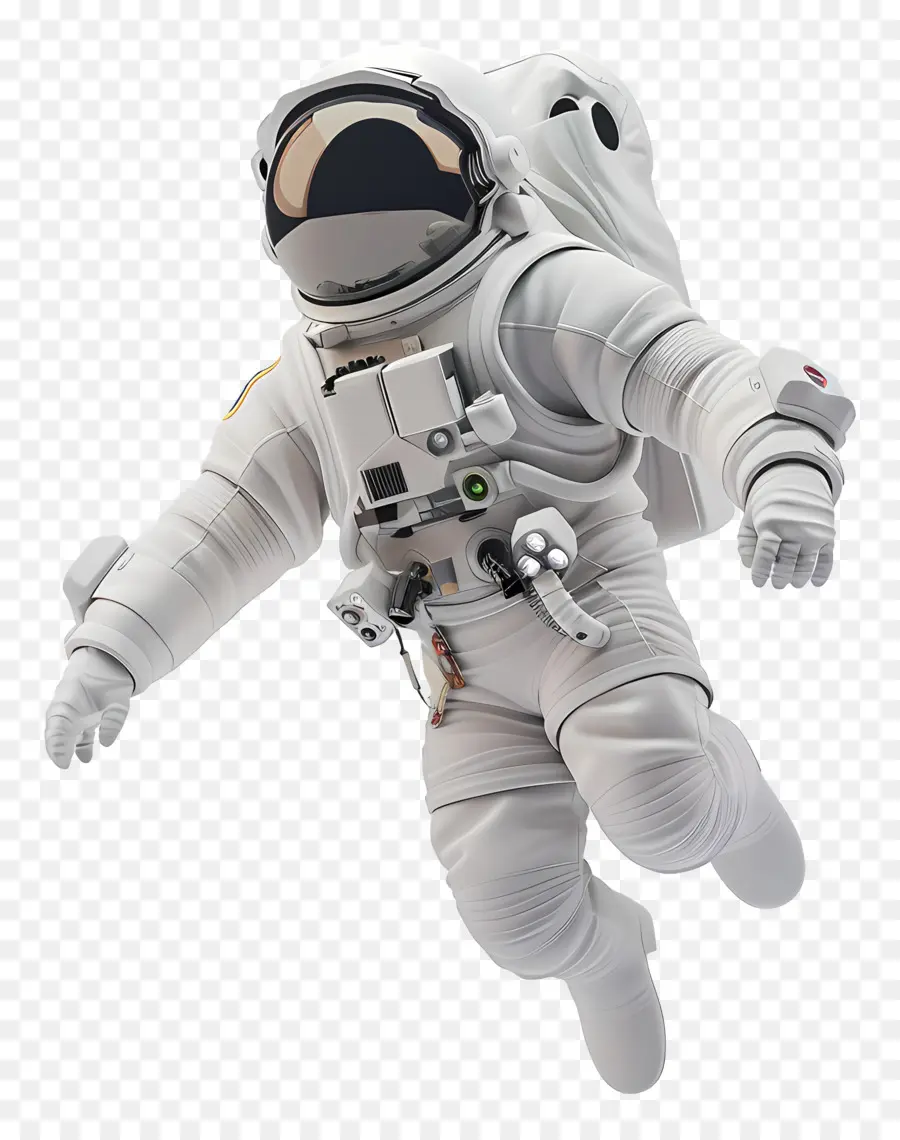 Astronot Yüzen，Uzay Elbisesi PNG