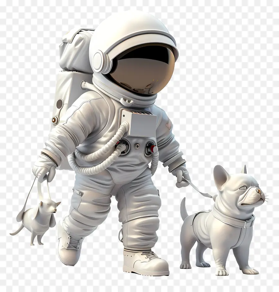 Astronot Yürüyüş Köpek，Astronot PNG