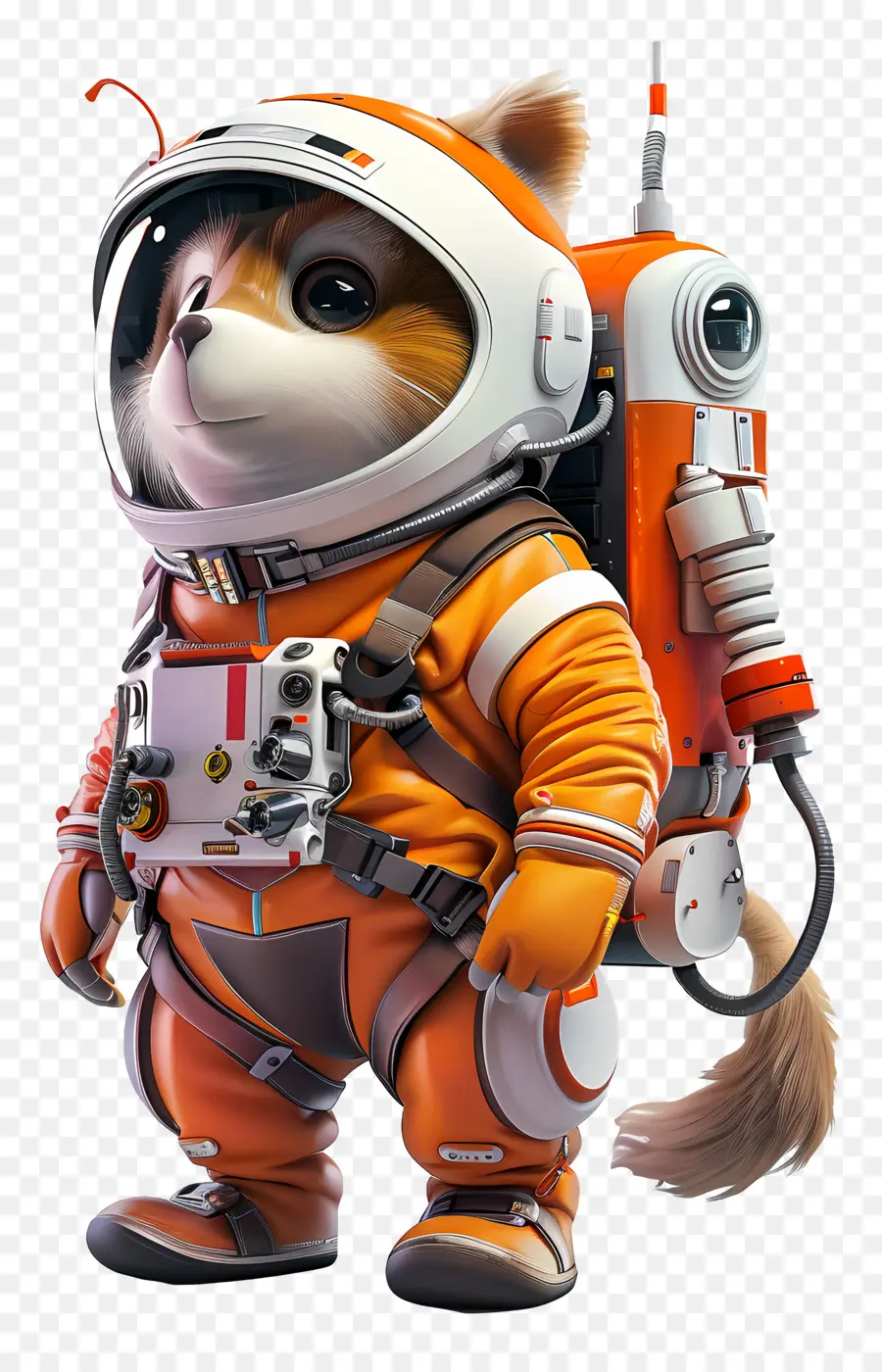 Hayvan，Astronot Kıyafetli Kedi PNG