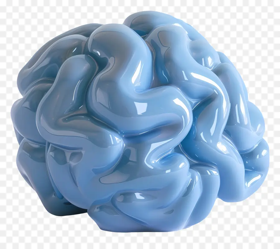 Mavi Beyin，Beyin Heykeli PNG