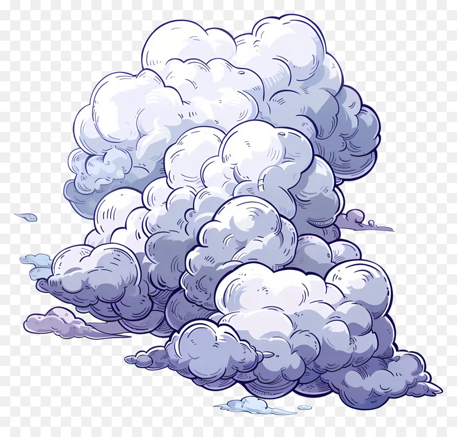Bulut，Karikatür Bulutlar PNG