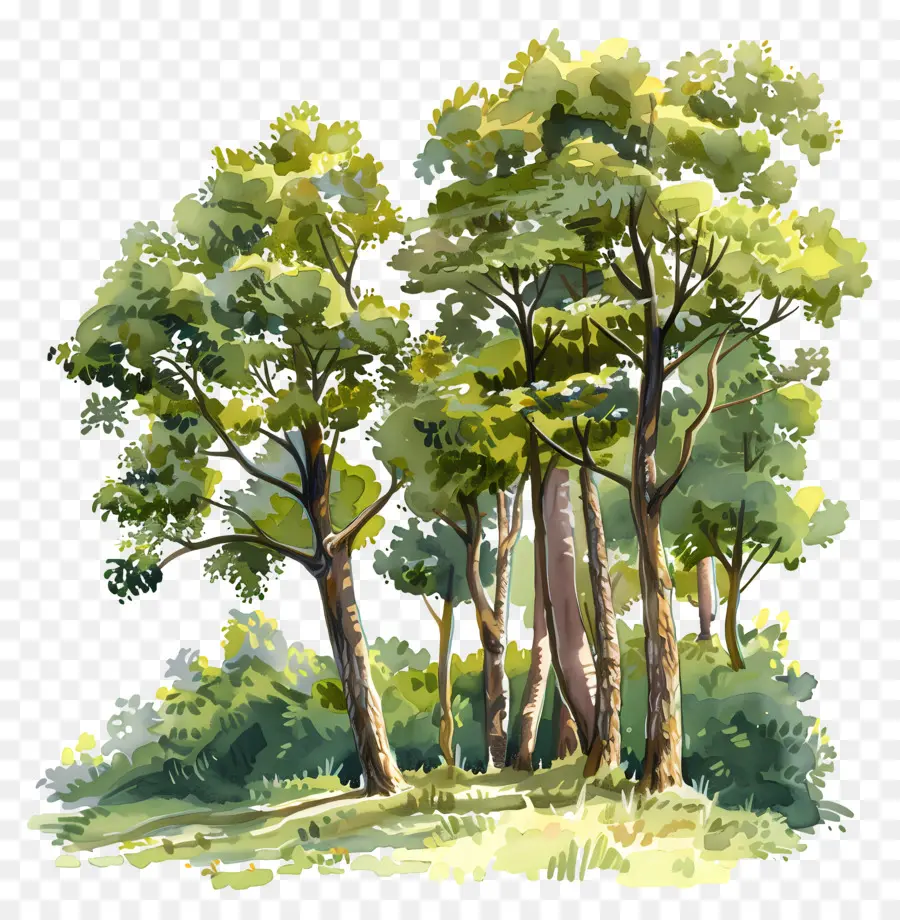 Orman Ağaçları，Orman PNG