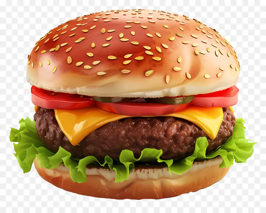 Büyük Burger，Hamburger PNG