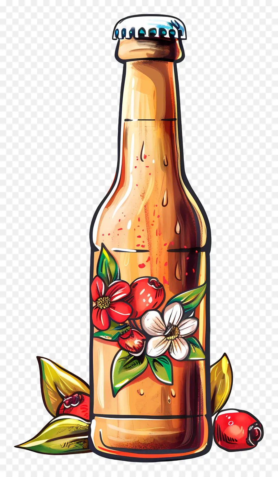 Bira şişesi，Altın Ale PNG