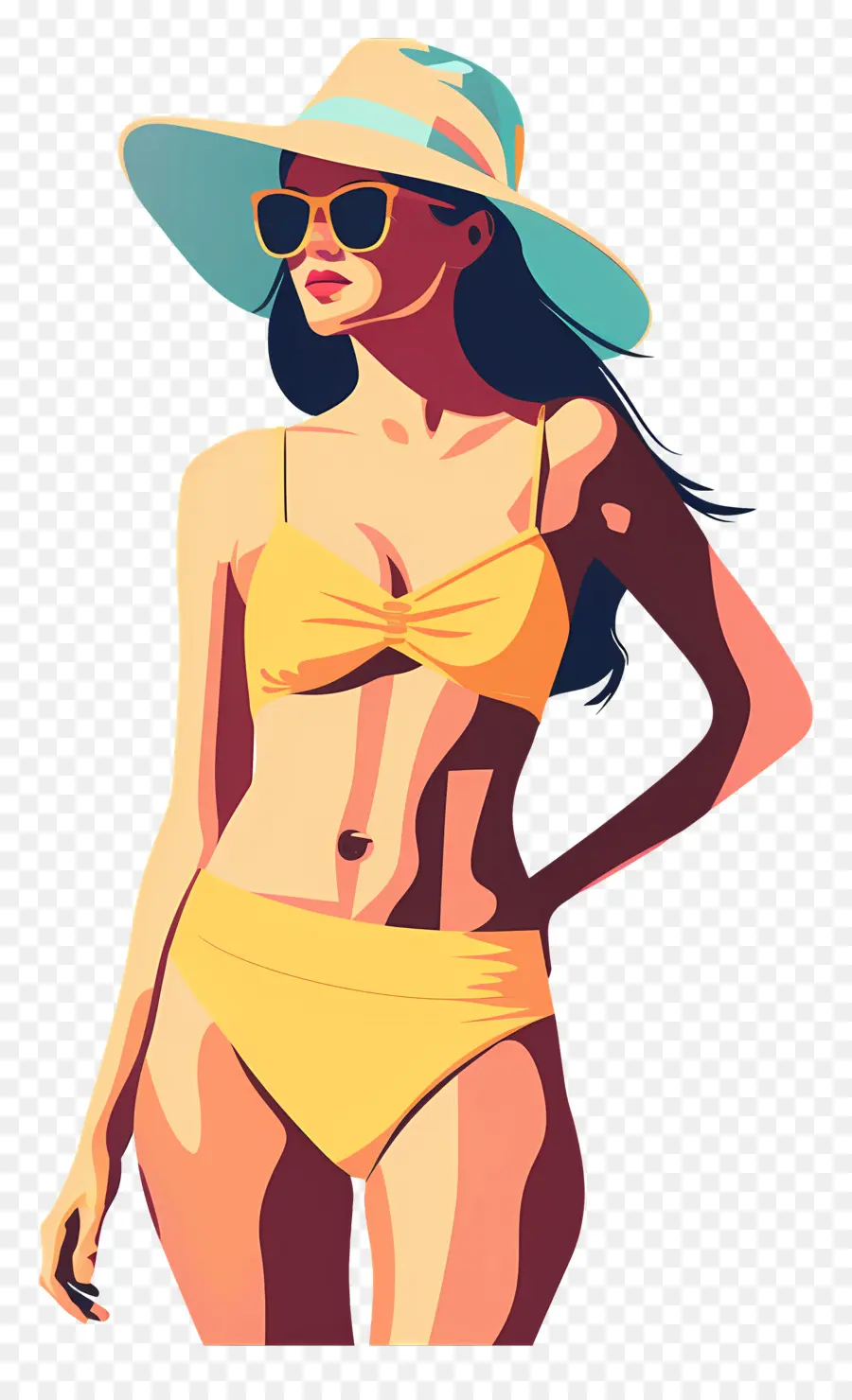 Yaz Kadın，Bikini PNG
