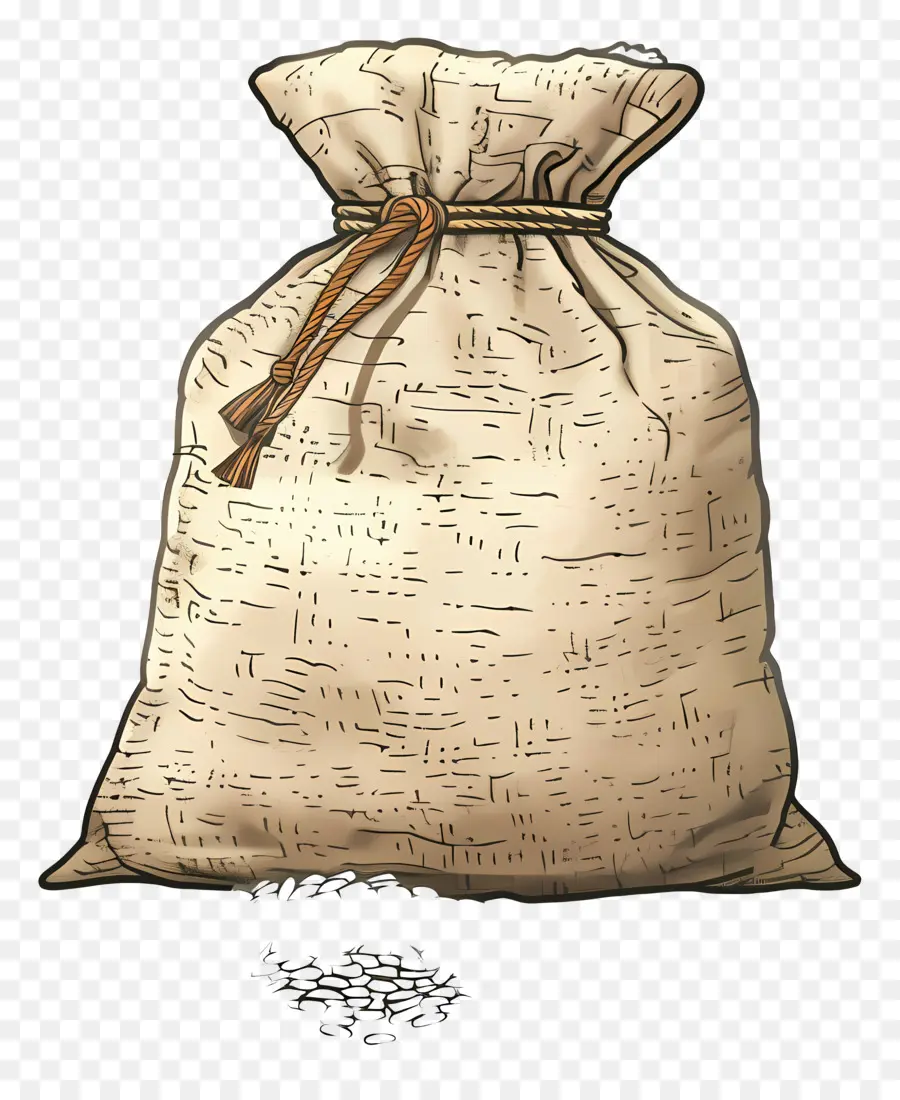 Pirinç çanta，Jüt çuval PNG