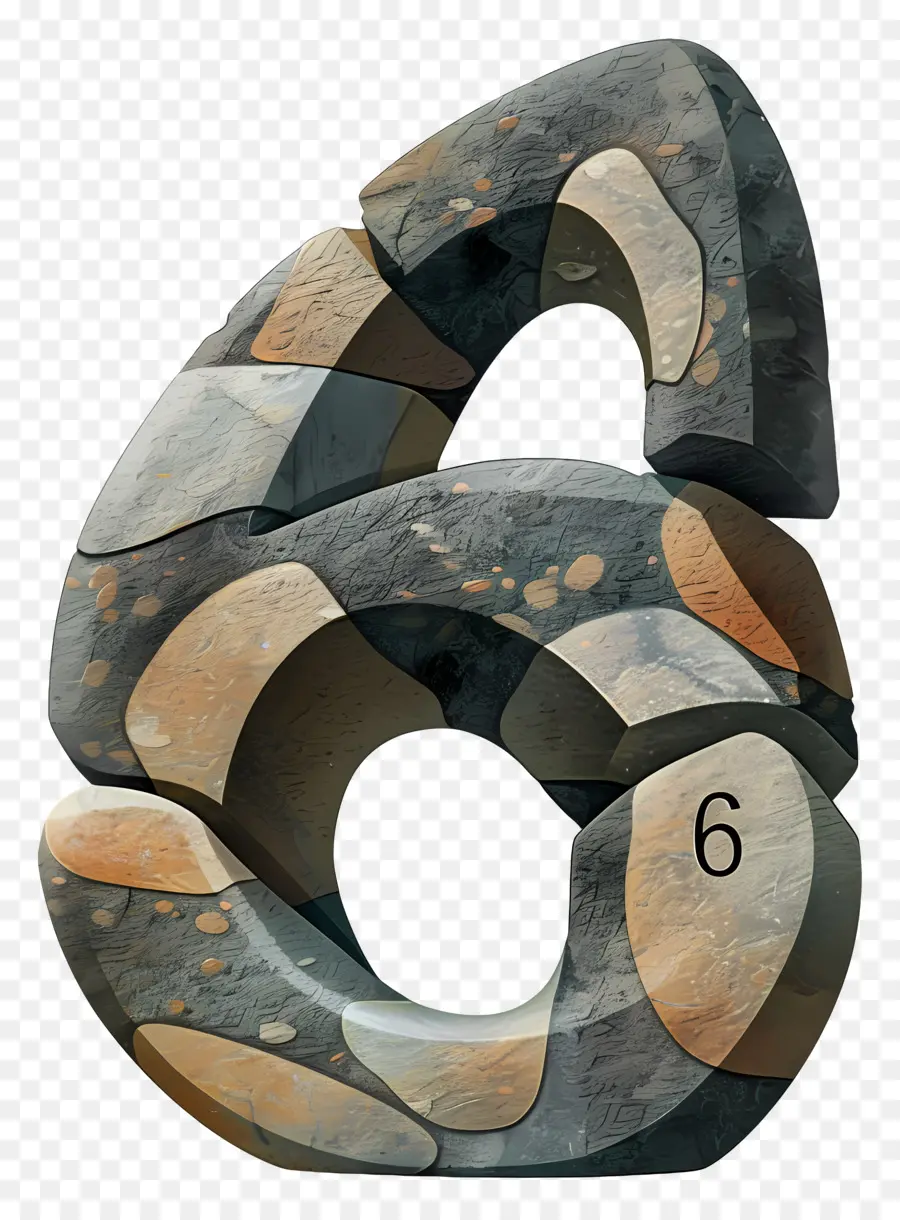 6 Numara，Kaya Heykeli PNG