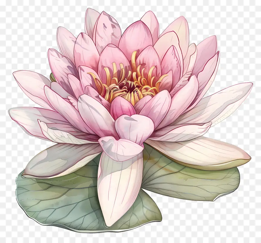 Nilüfer，Pembe Lotus Çiçeği PNG