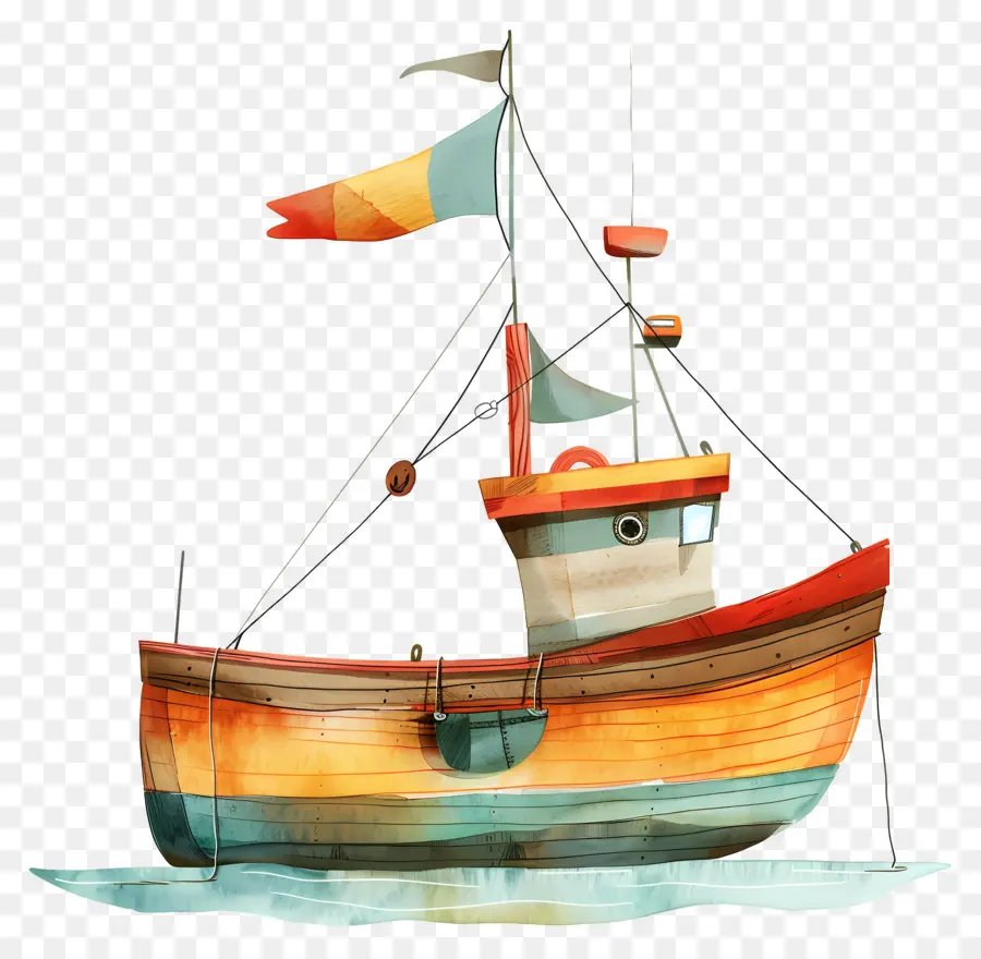 Tekne，Balıkçı Teknesi PNG