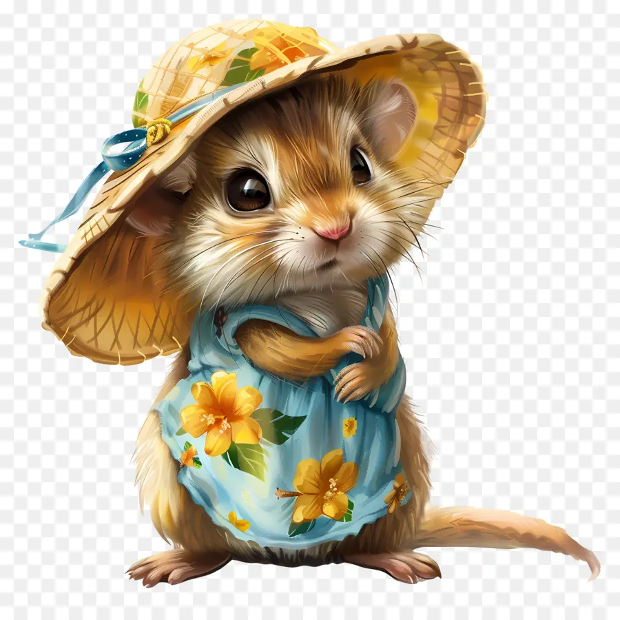 Yaz，Sevimli Hamster PNG