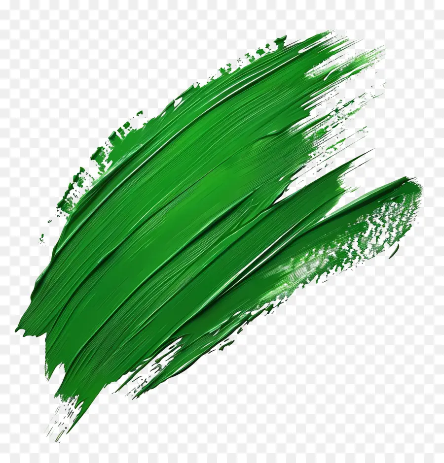 Yeşil Boya Fırçası İnme，Yeşil Fırça Darbesi PNG