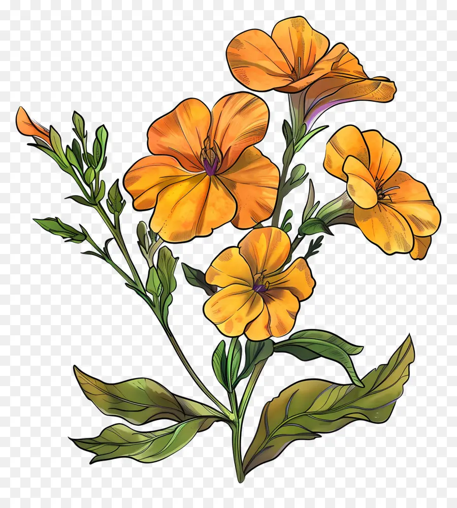 Nemesia çiçeği，Ayçiçeği PNG