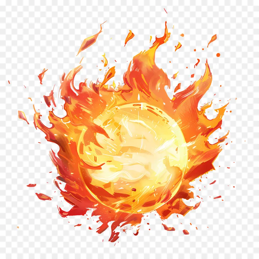 Ateş Topu，Yangın Küresi PNG
