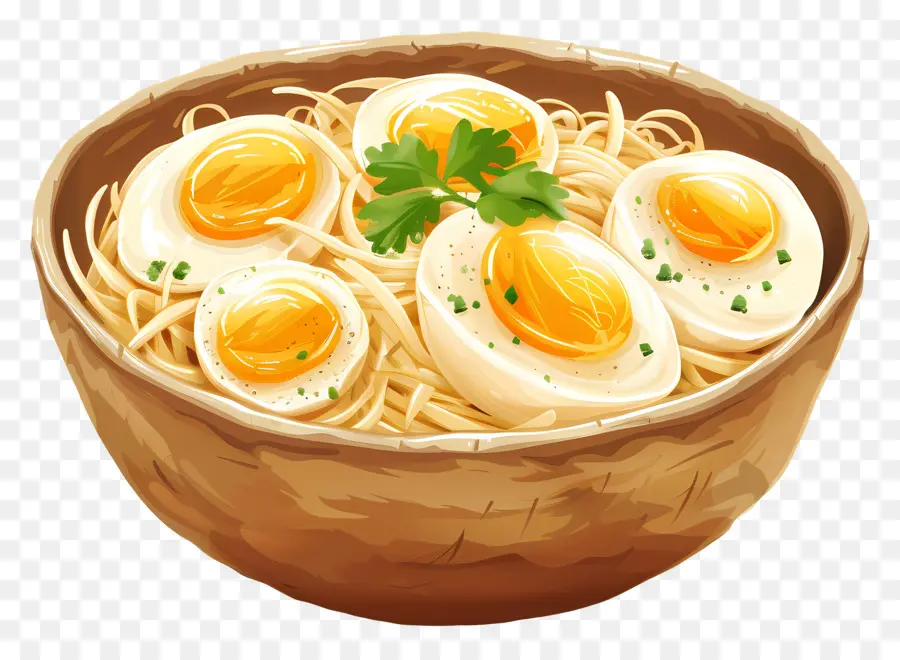 Yumurta Noodles，Spagetti PNG