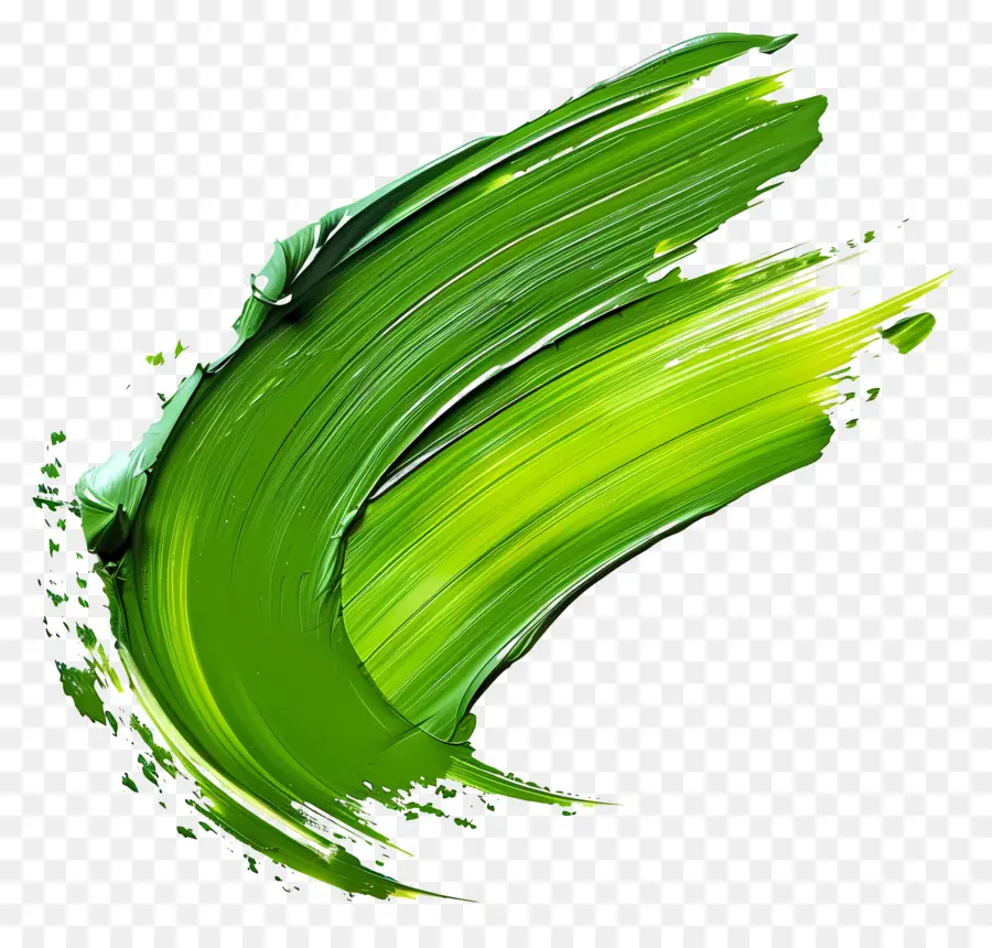 Yeşil Boya Fırçası İnme，Yeşil Boya Fırçası PNG