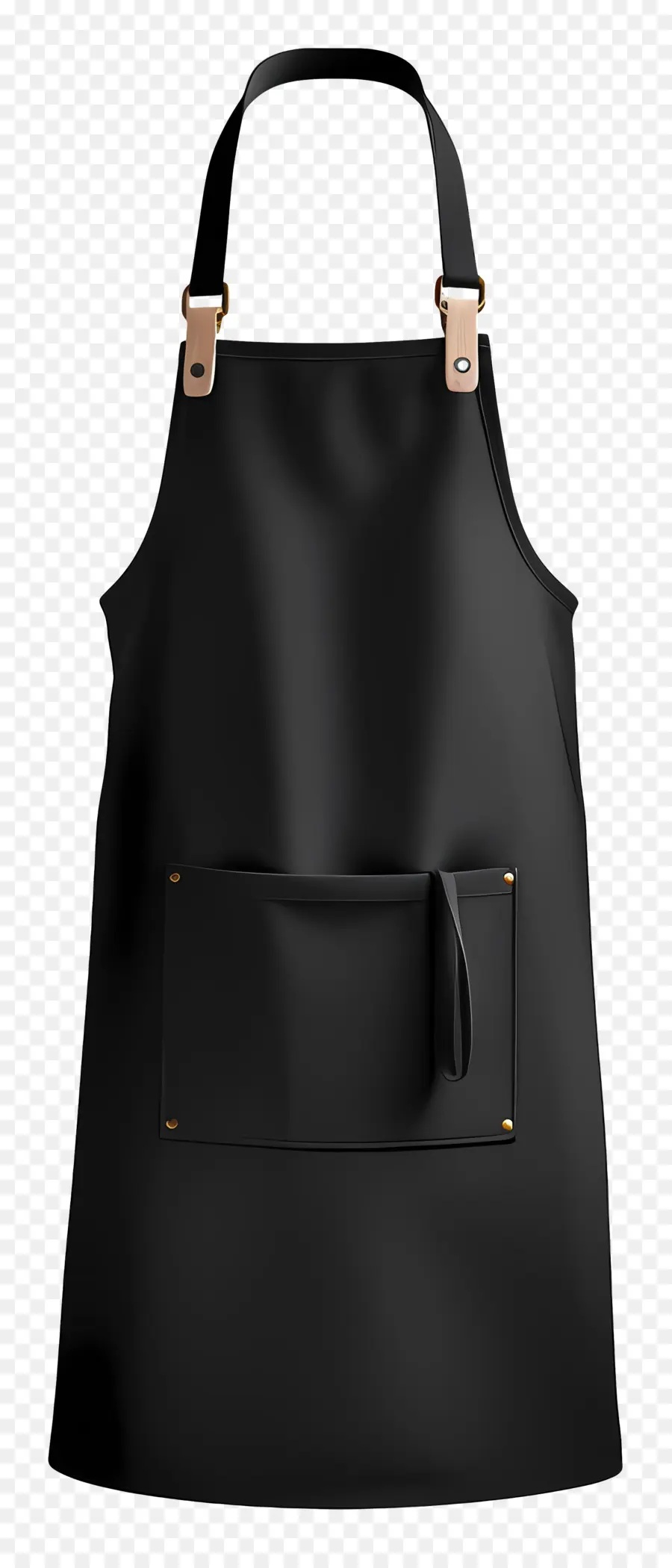Siyah Önlük，Siyah çanta PNG