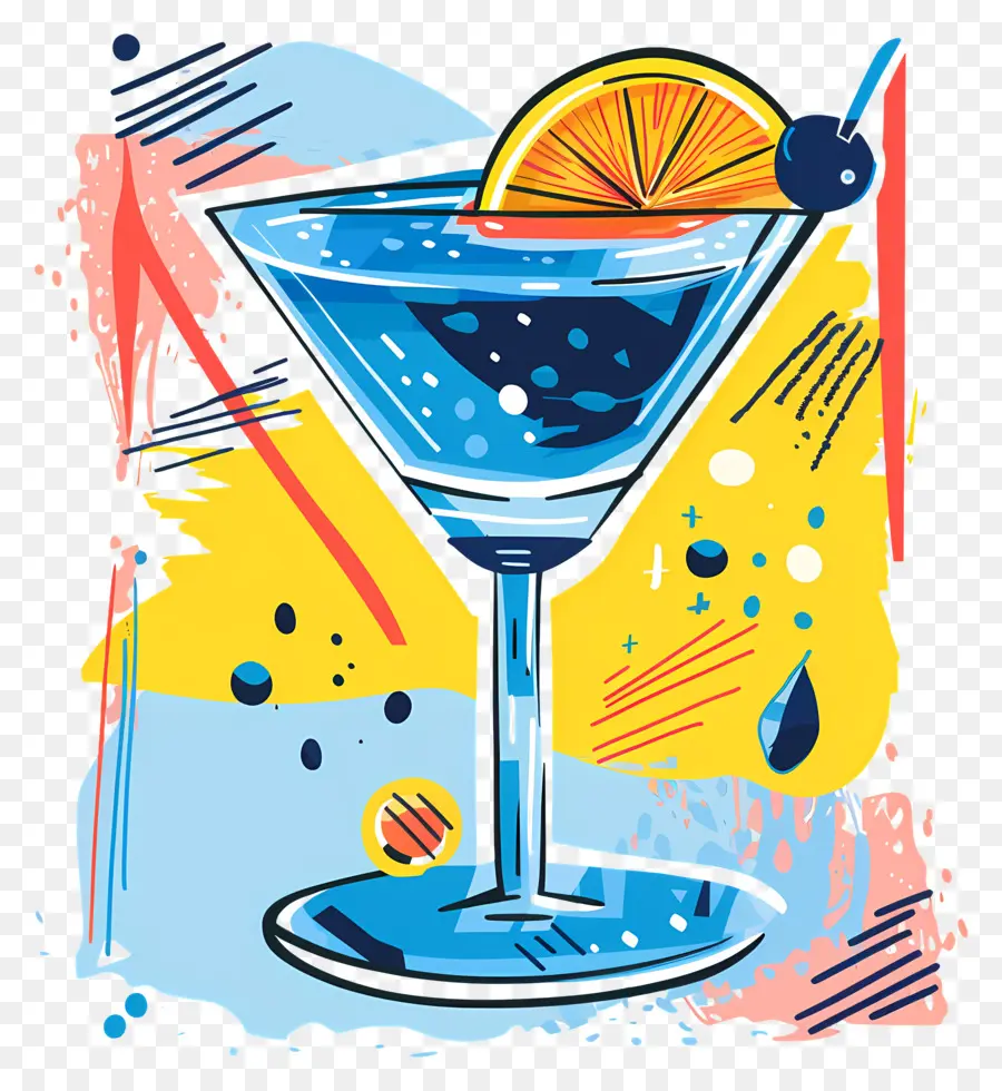 Mavi Kokteyl，Martini PNG