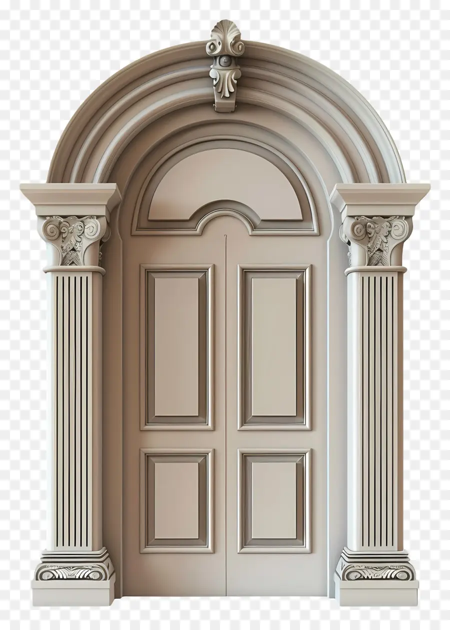 Kemer Kapısı çerçevesi，Beyaz Mermer Kapı PNG