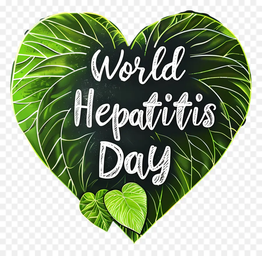 Dünya Hepatit Günü，Kalp şeklinde PNG
