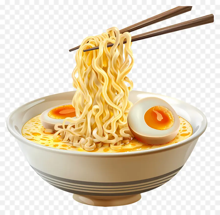 Yumurta Noodles，Ramen Noodle PNG