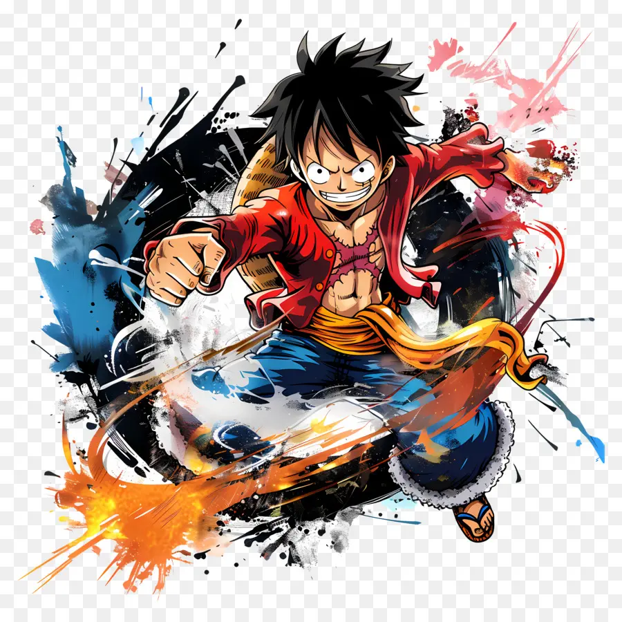 Anime Luffy，Animasyonlu Karakter PNG