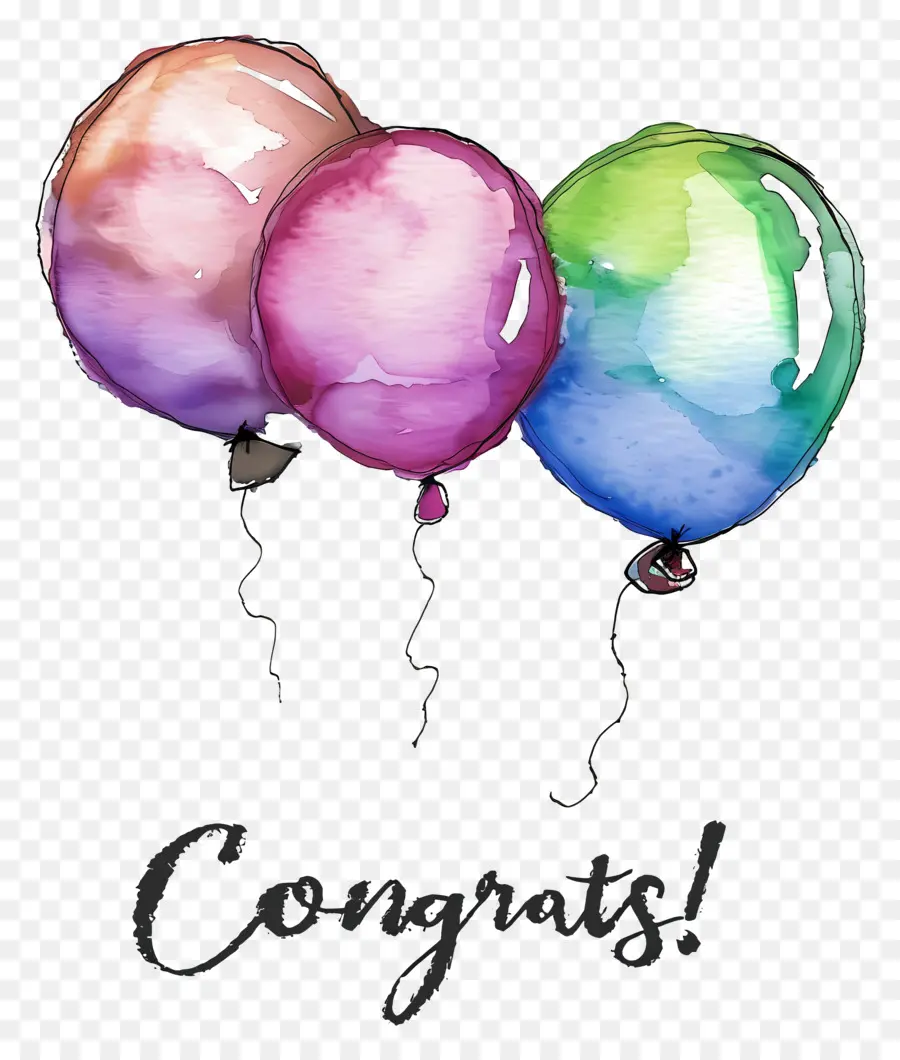 Tebrikler，Balonlar PNG