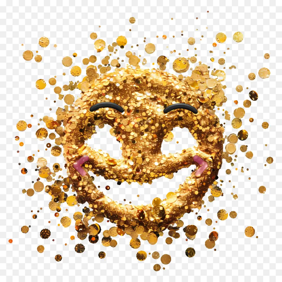 Emoji，Altın Yaldız PNG